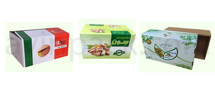 Pistachio and dried fruit packaging