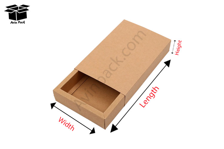 sliding carton box