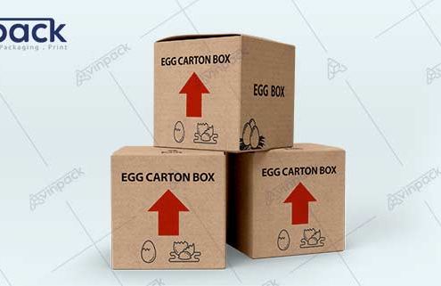 Exported egg cartons