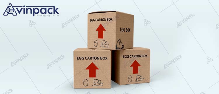 Exported egg cartons