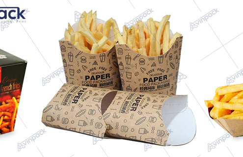 French fries packaging