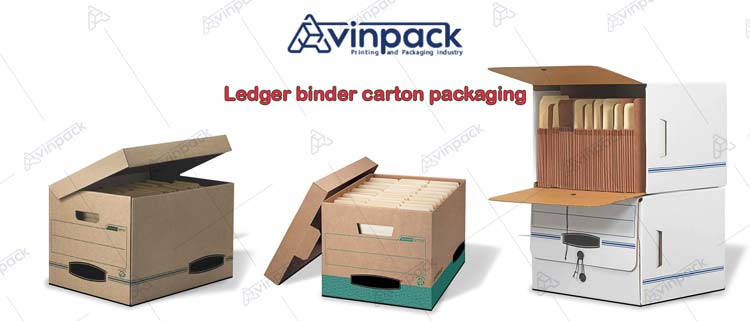 ledger binder carton box