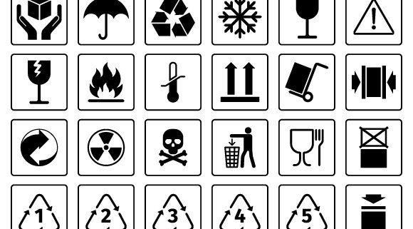 packaging symbols
