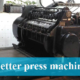 letter press machine