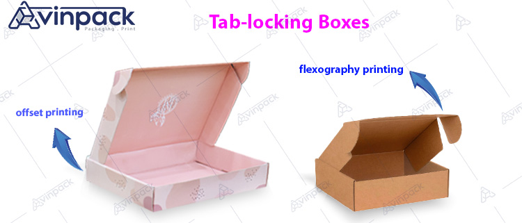 Tab-locking boxes